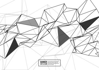 Tel kafes kafes öğe ile üçgen şekiller.