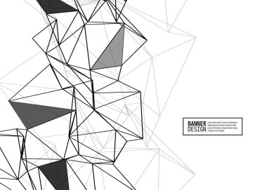 Tel kafes kafes öğe ile üçgen şekiller.