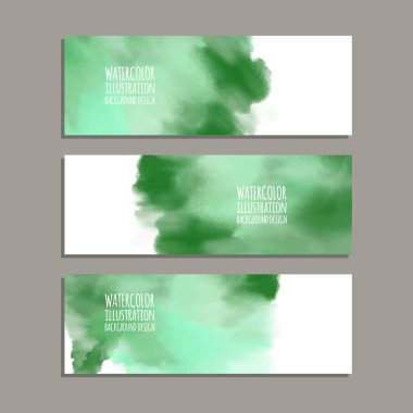 Vektör afiş şekiller collection beyaz izole