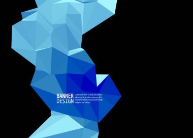 Vektör renk üçgen tasarım şablonları broşürler