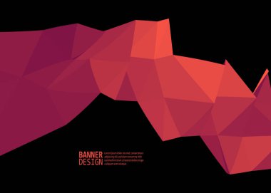 Vektör renk üçgen tasarım şablonları broşürler