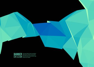 Vektör renk üçgen tasarım şablonları broşürler