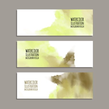 Vektör afiş şekiller collection beyaz izole