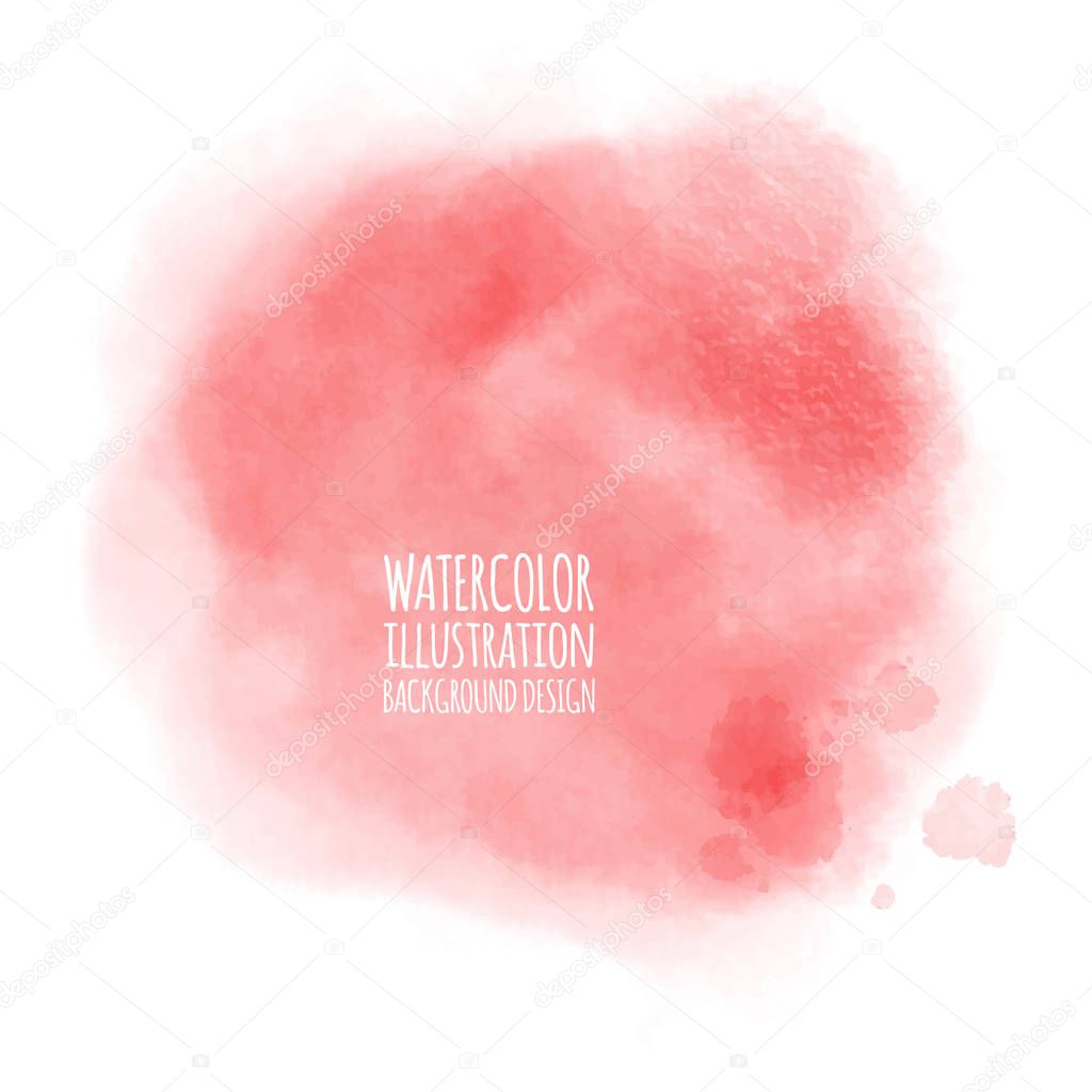 coral watercolor background
