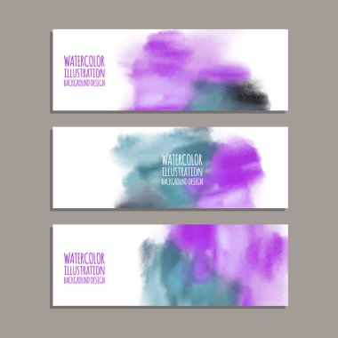 Vektör afiş şekiller collection beyaz izole