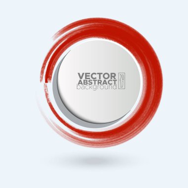 Renk mürekkep kontur beyaz yuvarlak