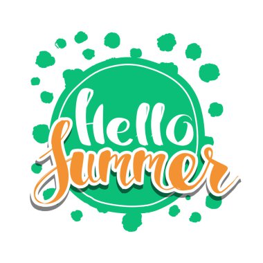 Merhaba yaz renk çemberi.