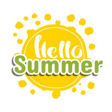 Merhaba yaz renk çemberi.