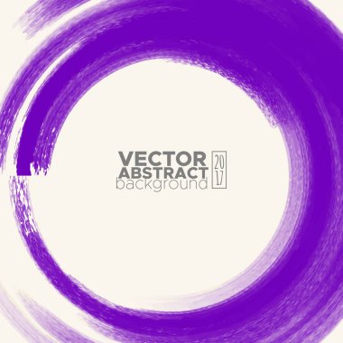 Renk mürekkep kontur beyaz yuvarlak