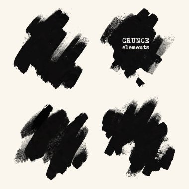 vektör grunge fırçalar