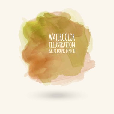 Beyaz arkaplanda soyut suluboya.