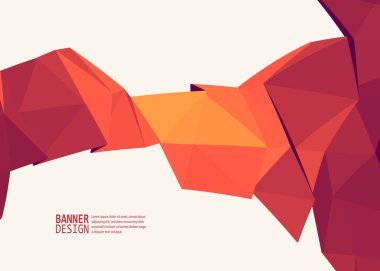 Vektör renk üçgen tasarım şablonları broşürler