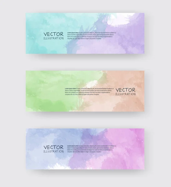 Vector banner forma colección aislada en blanco — Vector de stock