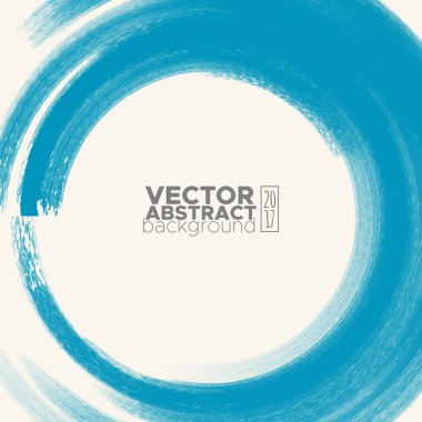 Renk mürekkep kontur beyaz yuvarlak