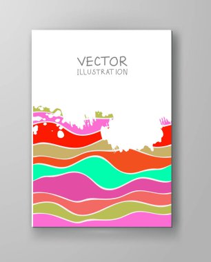 Soyut tasarım şablonları.