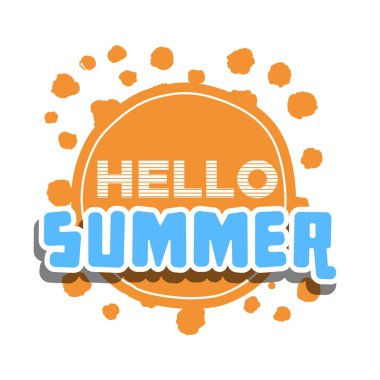 Merhaba yaz renk çemberi.