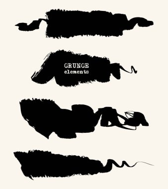 vektör grunge fırçalar