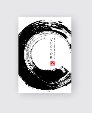 vektör siyah mürekkep fırça darbesi