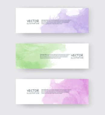 Vektör afiş şekiller collection beyaz izole