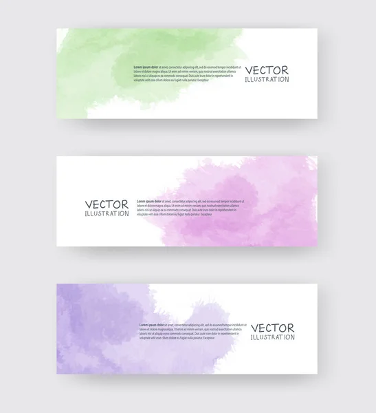 Vector banner forma colección aislada en blanco — Archivo Imágenes Vectoriales