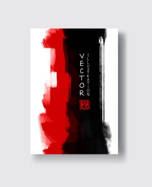 vektör siyah mürekkep fırça darbesi