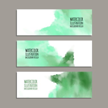 Vektör afiş şekiller collection beyaz izole