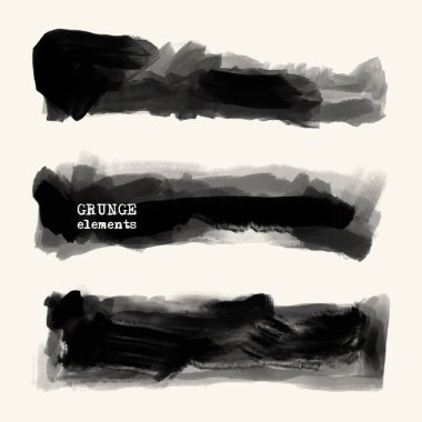 vektör grunge fırçalar