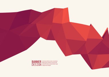 Vektör renk üçgen tasarım şablonları broşürler