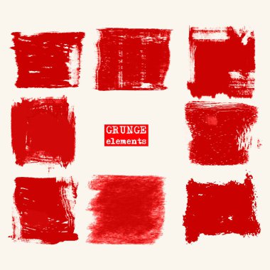 vektör grunge fırçalar