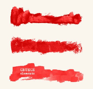vektör grunge fırçalar