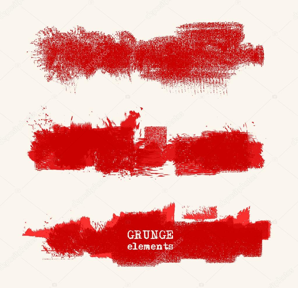 Vector grunge brushes