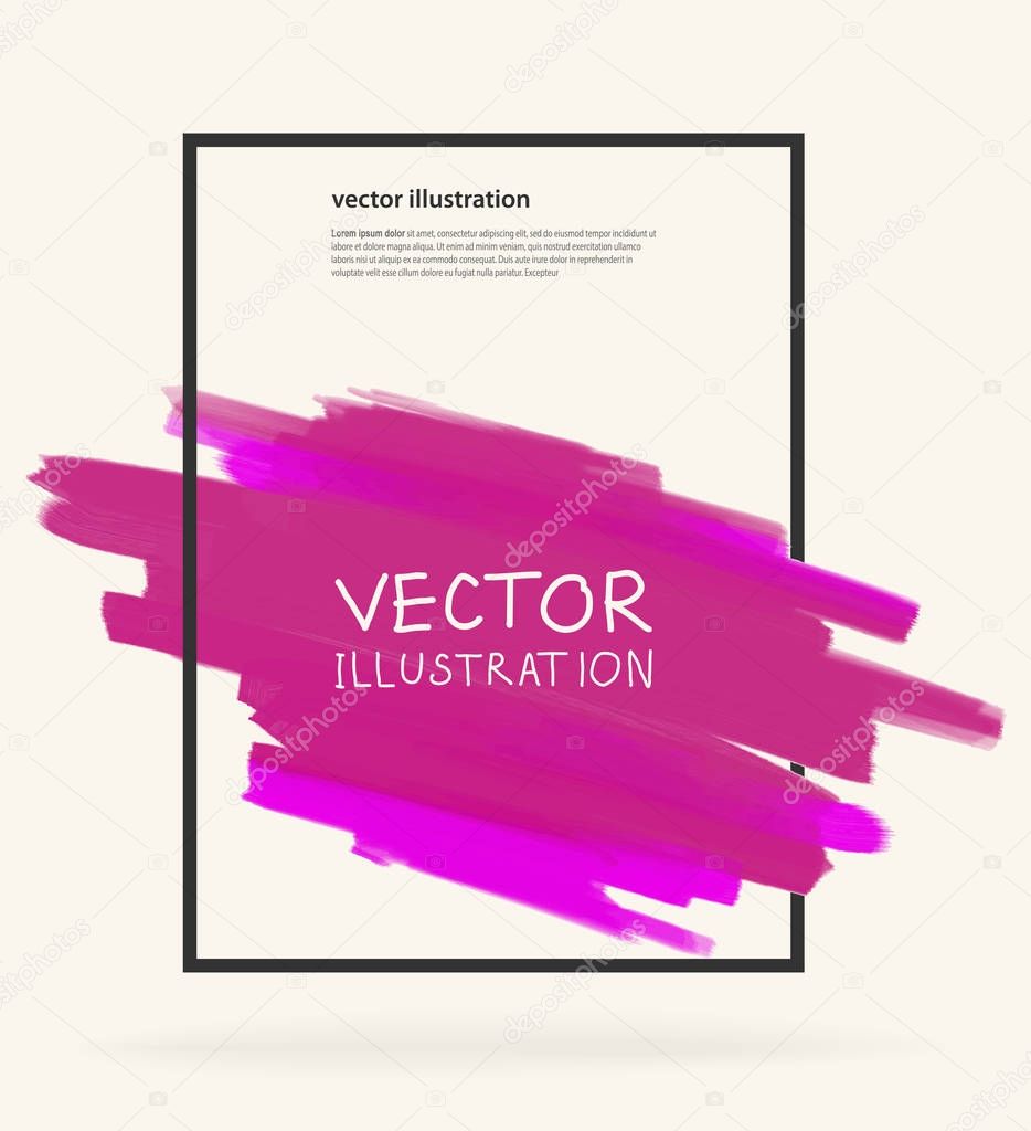 Business design templates with Color Paint Backgrounds. Abstract Modern Decoration. Vector Illustration.