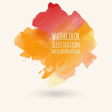 Vektör mavi sarı fırça darbeleri. Suluboya Grunge elemanları izole. Duman fırçalar tasarımınız için. Serbest el. Mürekkep sıçrama. Akrilik damgası. Vektör çizim