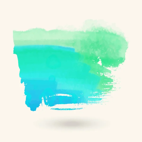 Fundo aquarela verde — Vetor de Stock