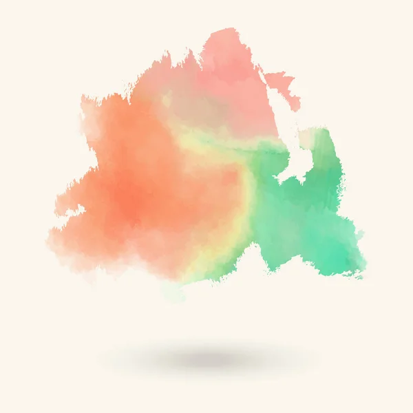 Abstracto arco iris acuarela — Vector de stock