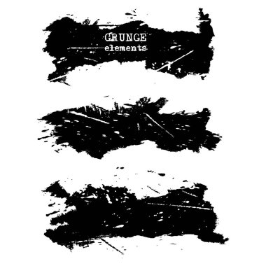 Vektör siyah beyaz boya.