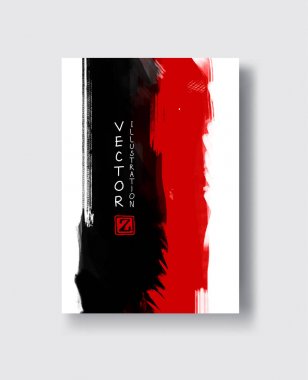 vektör siyah mürekkep fırça darbesi