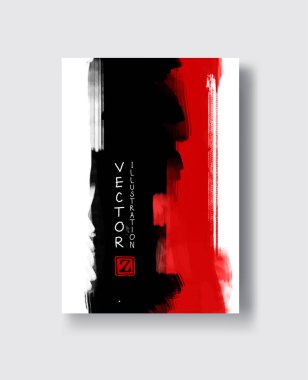 vektör siyah mürekkep fırça darbesi