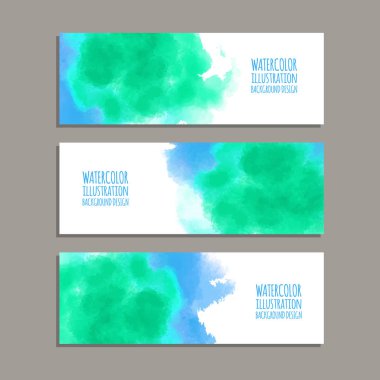 Vektör afiş şekiller collection beyaz izole