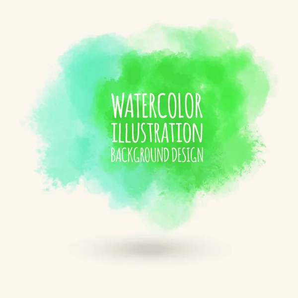 Aquarelle couleur abstraite éclaboussure — Image vectorielle