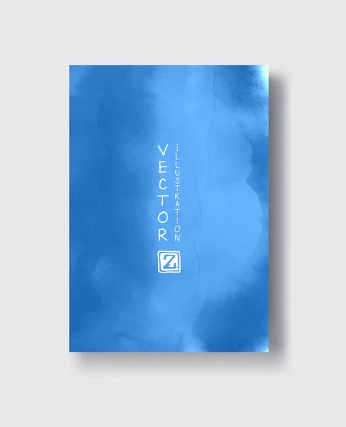 Modelo de brochura elegante elemento pincel de tinta de design —  Vetores de Stock