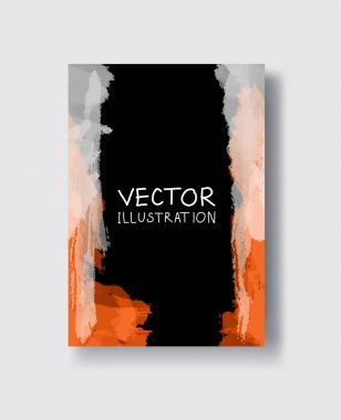 parlak lekeleri yapılan vektör renkli afiş