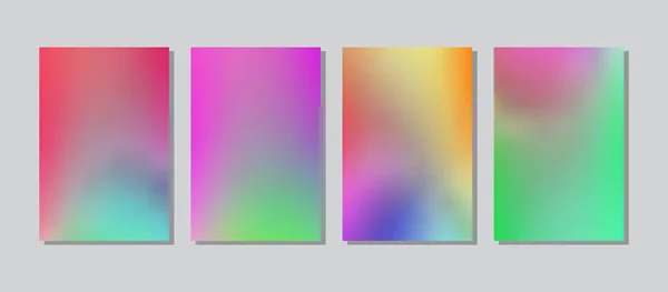 Bildschirmverlauf mit modernen abstrakten Hintergründen. — Stockvektor
