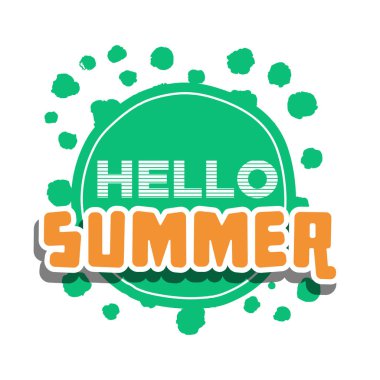 Merhaba yaz renk çemberi.