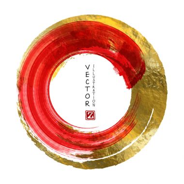 Vektör kırmızı ve altın tasarım şablonları