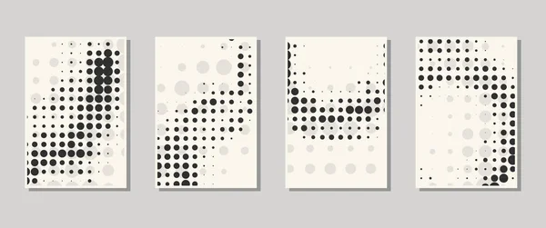 抽象的 grunge 半色调网点纹理 — 图库矢量图片