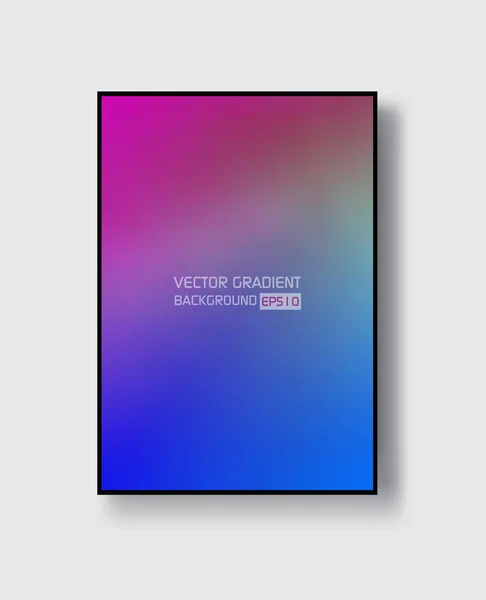 Creative design poster with vibrant gradients. — Stock Vector