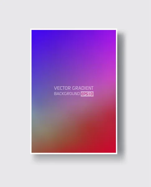 Creative design poster with vibrant gradients. — Stock Vector