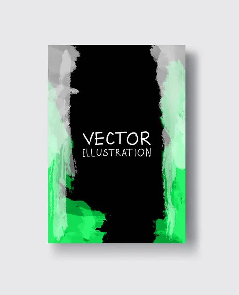 Banner colorido vector hecho de manchas brillantes — Vector de stock
