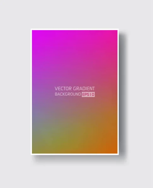 Creative design poster with vibrant gradients. — Stock Vector